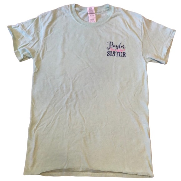 Baylor University Sister Mint Green T-Shirt - S - Picture 2 of 8